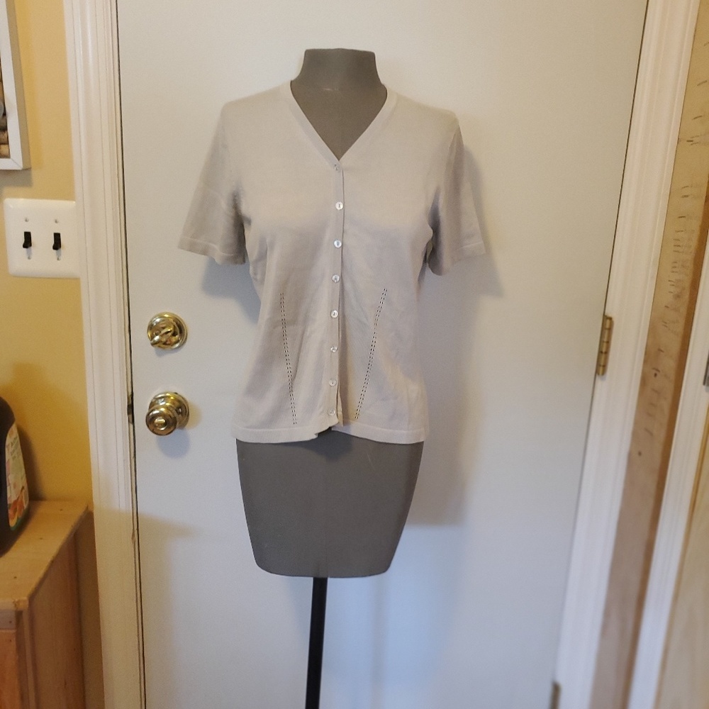 Small silver cardigan